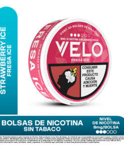 VELO NICOTINA FRESA ICE 8 MG