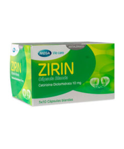 ZIRIN 10 MG CAJA X 50 CAPS
