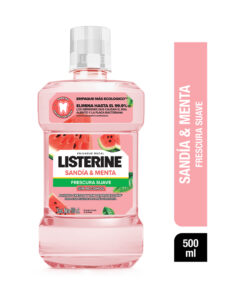 ENJUAGUE LISTERINE SANDIA & MENTA FCO X 500 ML