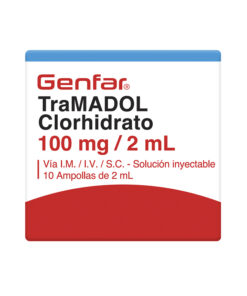 TRAMADOL 100 MG GENFAR CAJA X 10 AMPS