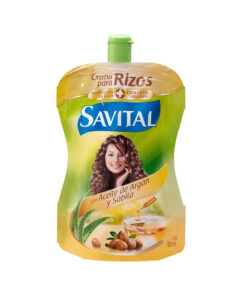 CREMA PEINAR SAVITAL RIZOS ARGAN SABILA SOBRE X 90 ML