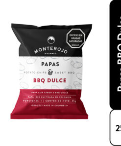 PASAB. PAPAS MONTEROJO BBQ DULCE X 25 GR