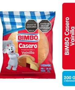 PONQUE BIMBO CASERO VAINILLA X 200 GR