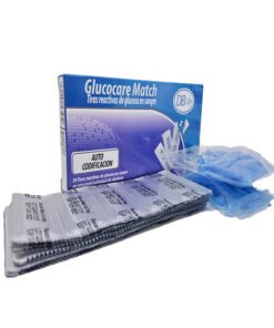 TIRAS REACTIVAS GLUCOCARE MATCH X 50 UNDS