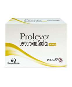 PROLEVO 50 MCG CAJA X 60 CAPS