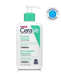 CERAVE GEL LIMPIADOR ESPUMOSO P/NORMAL GRASA X 236 ML