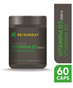 VITAMINA D3 +VIT.K2 RESUNDAY FCO X 60 CAPS