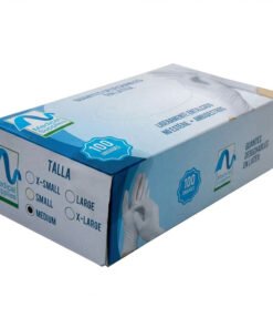GUANTES LATEX T-M MEDICAL CAJA X 100 UNDS