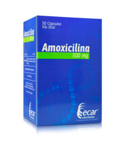 AMOXICILINA 500 MG ECAR CAJA X 50 CAPS