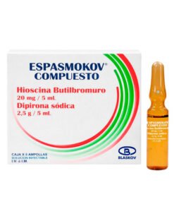 ESPASMOKOV COMPUESTO SOL.INYECTABLE CAJA X 5 AMP