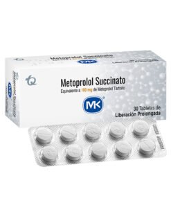 METOPROLOL SUC 100 MG MK CAJA X 30 TABS