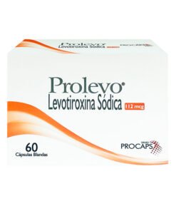 PROLEVO 112 MCG CAJA X 60 CAPS