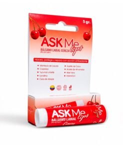 BALSAMO LABIAL ASK ME LIPS CEREZA X 5 GR