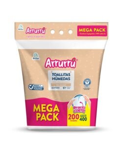 TOALLITAS ARRURRU AVENA MEGAPACK X 200 UNDS