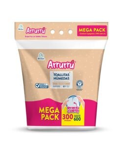 TOALLITAS ARRURRU AVENA MEGAPACK X 300 UNDS