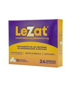 LEZAT 5 MG CAJA X 10 TABS