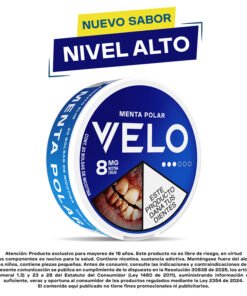 VELO NICOTINA MENTA POLAR 8 MG