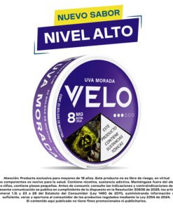 VELO NICOTINA UVA MORADA 8 MG