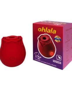 VIBRADOR SUCCIONADOR OHLALA ROSE