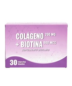COLAGENO+BIOTINA 200/900 MCG COMERLAT CAJA X 30 CAPS