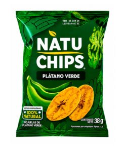 PASAB. NATUCHIPS PLATANO VERDE X 38 GR