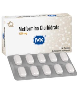 METFORMINA 1000 MG MK CAJA X 30 TABS