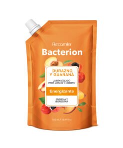 JABON LIQ.BACTERION DURAZNO/GUARANA BOLSA X 500 ML
