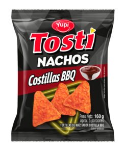 PASAB. TOSTI NACHOS BBQ BOLSA X 160 GR