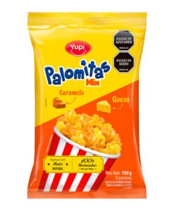 PASAB. PALOMITAS MIX CARAMELO QUESO X 150 GR