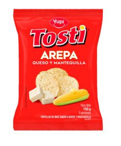 PASAB. TOSTI AREPA QUESO MANTEQUILLA X 150 GR