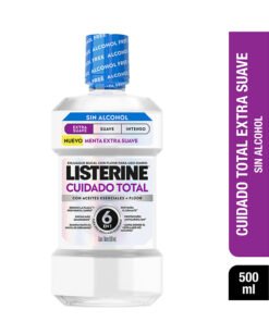 ENJUAGUE LISTERINE CUIDADO TOTAL EXTRA SUAVE X 500 ML