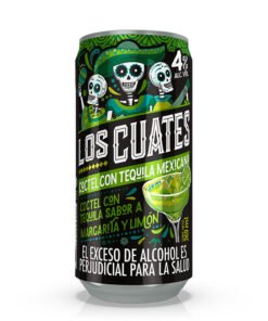 TEQUILA LOS CUATES LIMON LATA X 269 ML